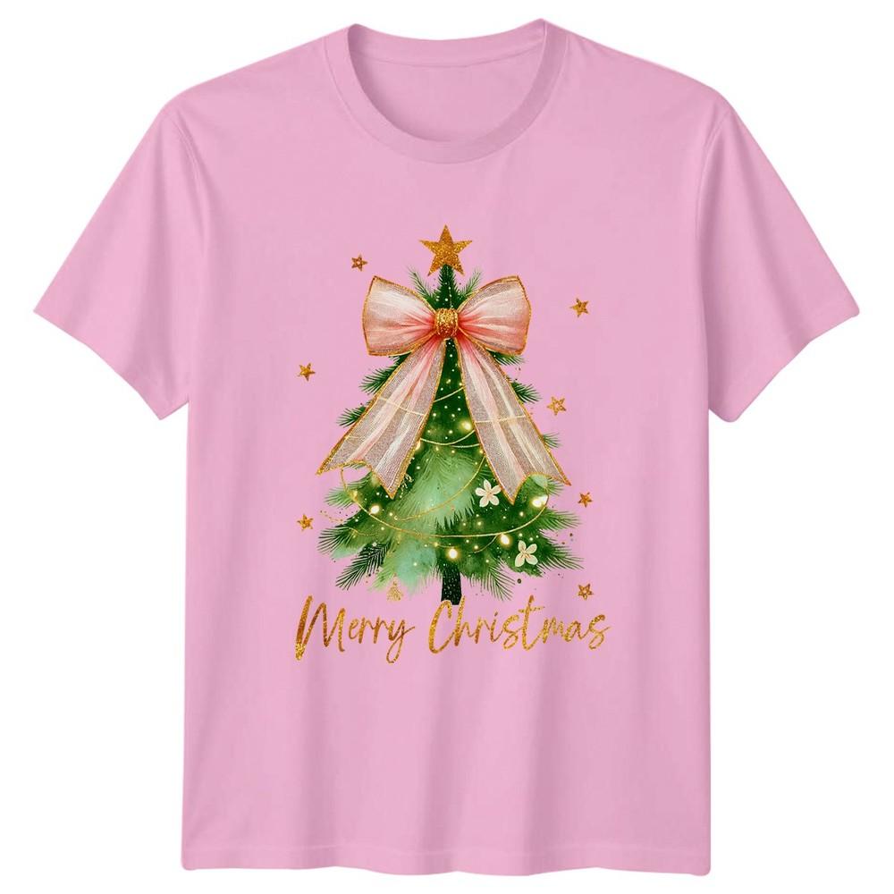 Merry Christmas Tree Holiday Graphic Tee Unisexs Unisexs Unisex TShirt Festive Xmas