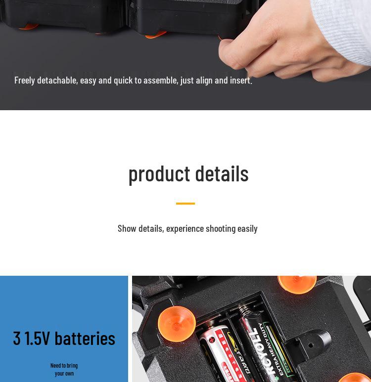 Electronic Target Shooting Game for Kids with Light & Sound Effects