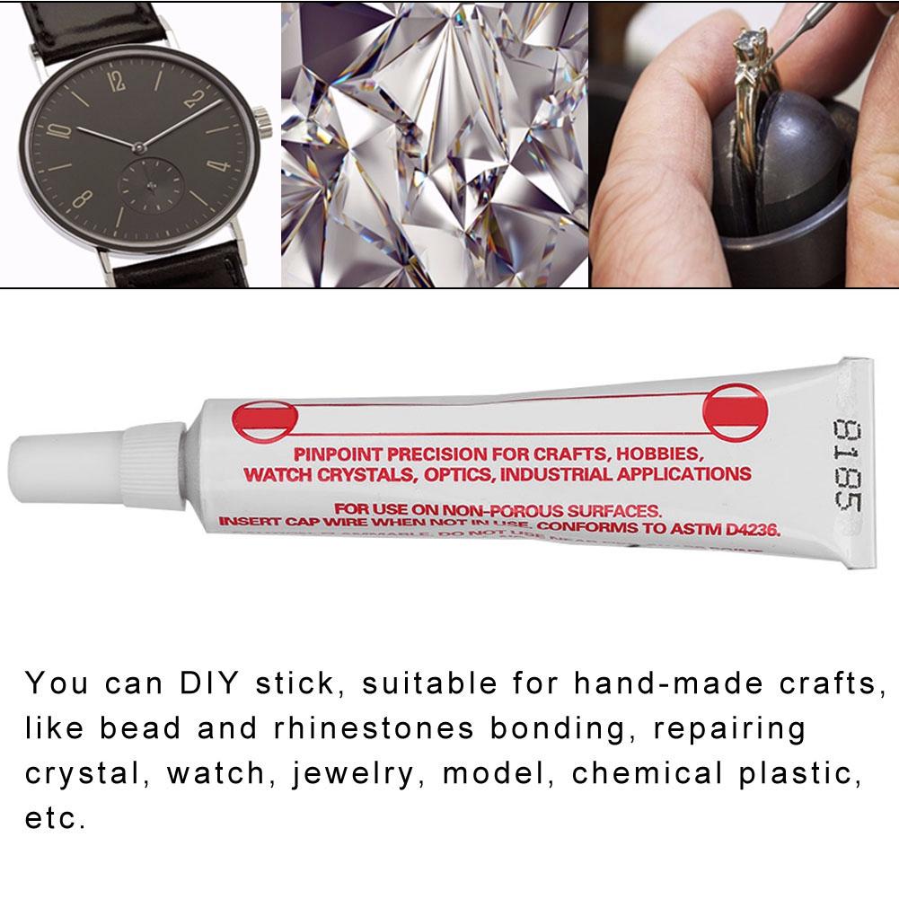 Transparent Needle Type Cement Adhesive Glue DIY Stick for Rhinestone Jewelry