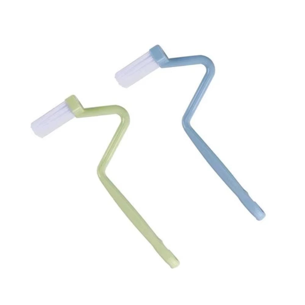 3PCS/Curved Toilet Long Handle Household Toilet Brush Extended Cleaning Brush Dead Angle Curved Inner Brush Deep Cleaning Tools