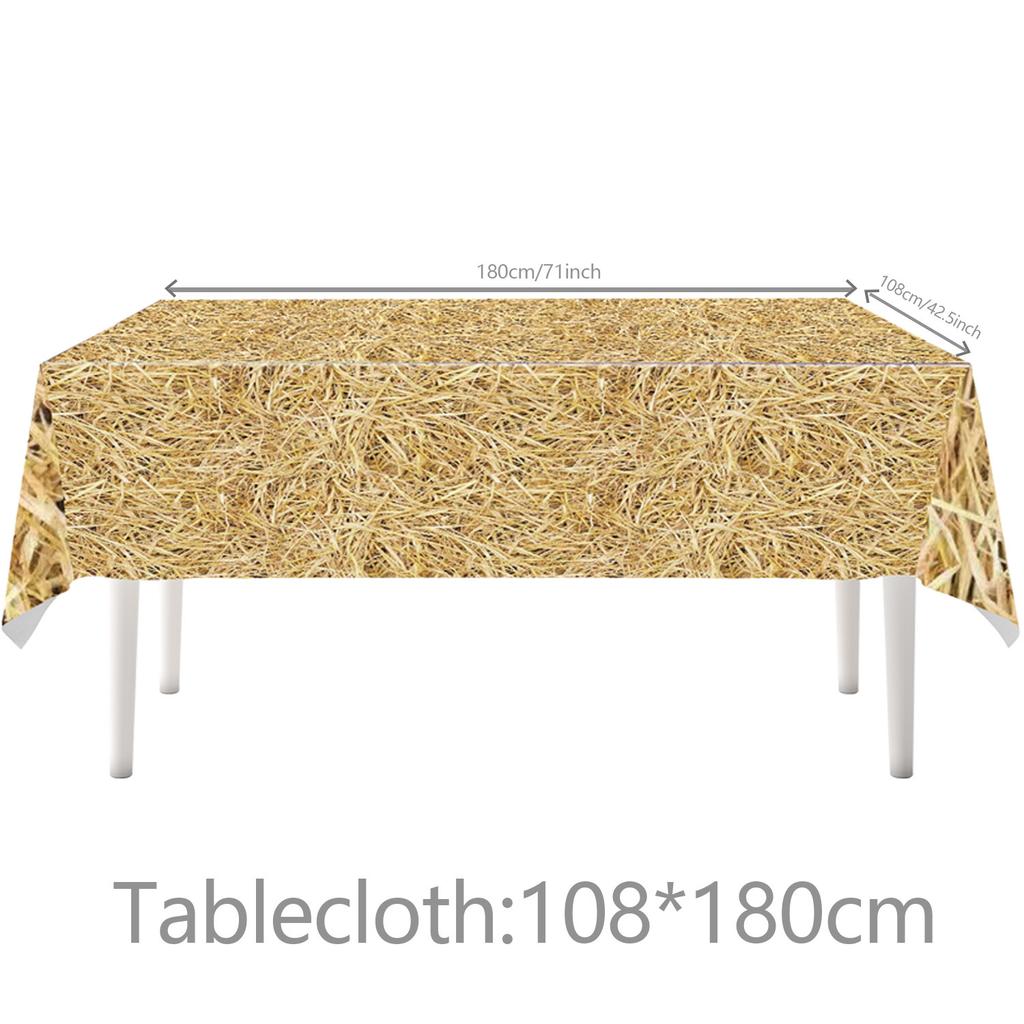 Haystack Party Supplies Birthday Decorations Haystack Theme Western Cowboy Haystack Arrangement Props