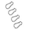 Kleiner Kletterhaken Erosionsbeständig Vielseitig Edelstahl Federkarabiner Clips Zum Angeln Camping 4 Stück