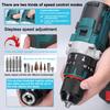 1300CMm Rechargble Brushless Motor Electric   Drill Cordless Electric Screwdriver Multifunctional Electric Drill Handheld Electric Screwdriver El