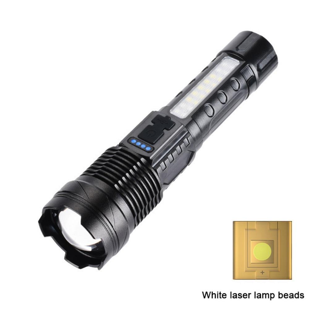 Super Bright Strong LED Flashlight Zoomable Work Flashlight Spotlight Handheld Torch  Home
