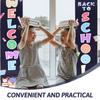 1 Pair Back To School Welcome Couplets Decor Classroom Door Banners School Party Decor