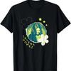 Official Selena Gomez Green Flower Photo T-Shirt