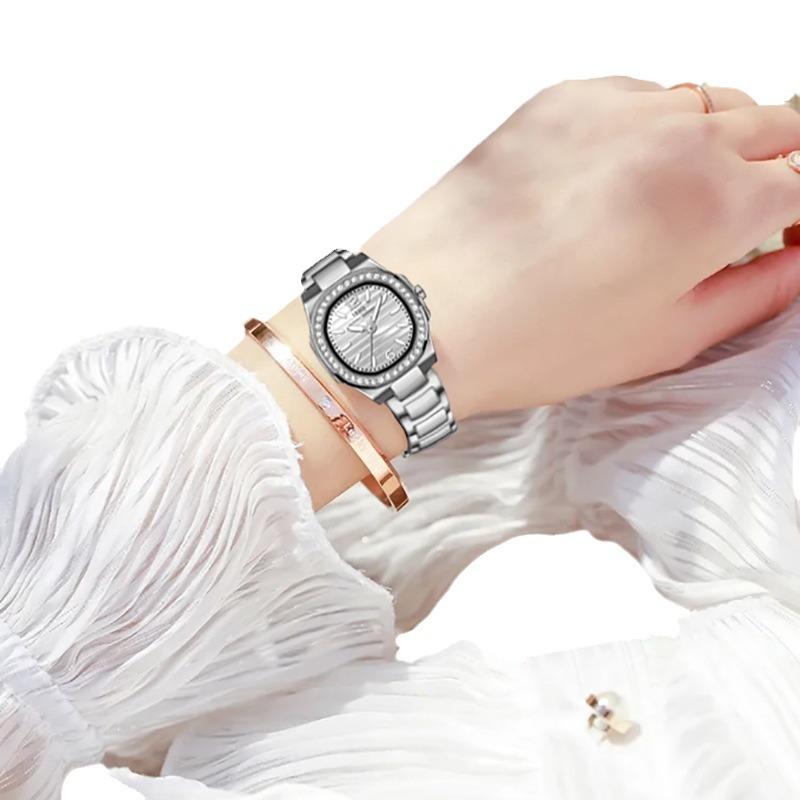 Niche Light Luxury Retro Watch Women'S Square Wind Small Dial Watch Women