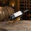 Ant Shaped Wine Holder Metal Rack, Freestanding Bottle Holder,Stable Retro Solid Stand Art Ornament Red Stand, for Home Kitchen Bar Decor Eye-catching