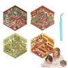 Senyou 3.0 Christmas Cottage 3D Miniature Scene Stickers - Exclusive DIY Landscape Decor