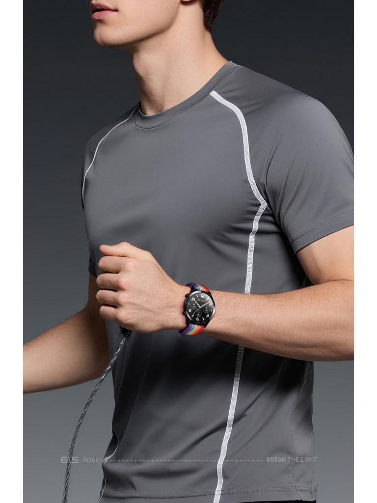 61S Sport Woven Strap for Garmin Fenix 8/7/6Pro/7Pro - Breathable and Original Loop