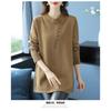 Mid-length Loose Mother's Knitted Bottoming New Top Middle-aged Autumn Winter Chinese Style Sweater