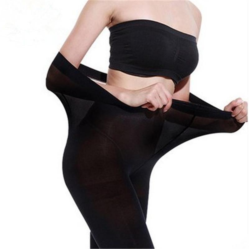 

Женские колготки большого размера с защитой от зацепов, весна/лето, 120D, тонкие бархатные Leg pants чёрный