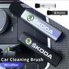 WJAS5 Car Retractable Cleaning Brush Air Conditioner Computer Cleaning Brush For Skoda Rapid Octavia Derivative Enyaq-iV VisionS Yeti