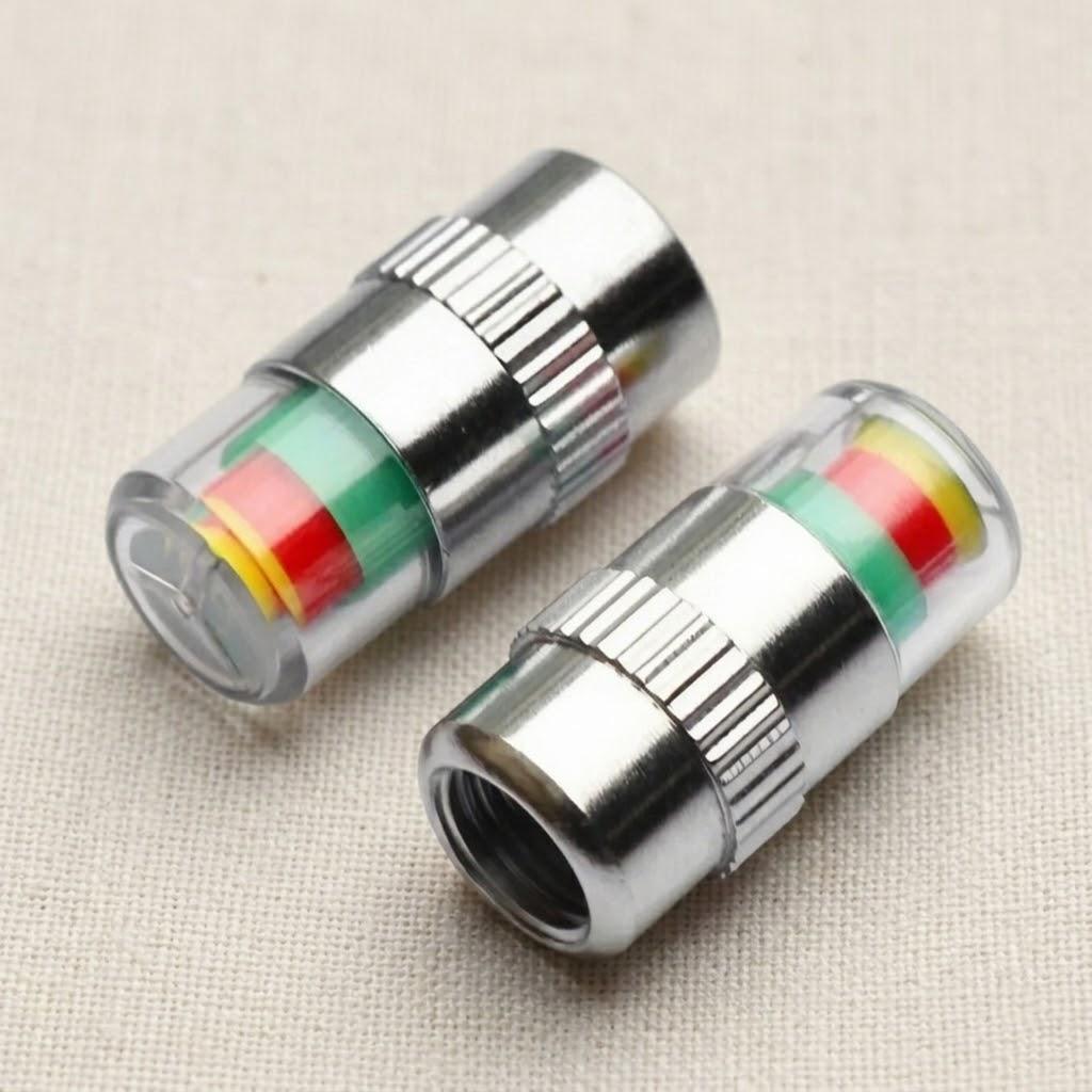 

Car Tire Pressure Monitor Valve Stem Caps Sensor Indicator Warning Device Tyre Air Pressure Gauge Accessories серебряный