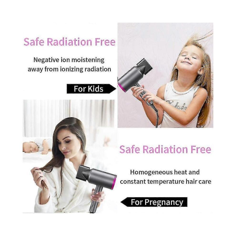 1800w Professional Hair Dryer with Diffuser Ionic Conditioning - Powerful, Fast Hairdryer Blow Dryer,ac Motor Hea