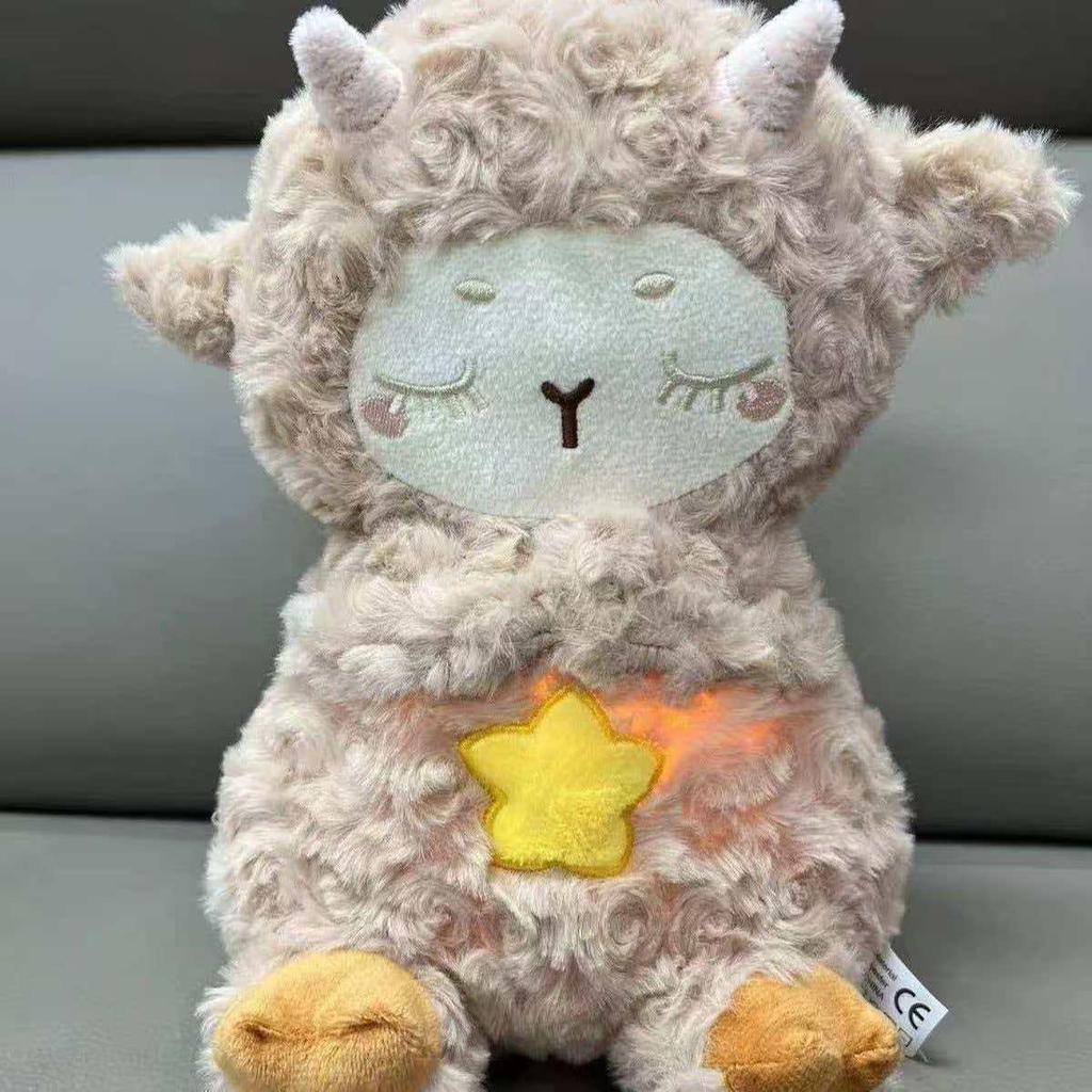 Bear-Themed Soothing Plush Toy for Babies