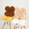 Throw Pillow Soft-touching Comfortable PP Cotton Stuffed Four Leaf Clover Shape Seat Cushion Home Decor