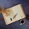 Antique Leather Journal, Brown, A6, - Deckle Edges Watercolor Paper Sketchbook