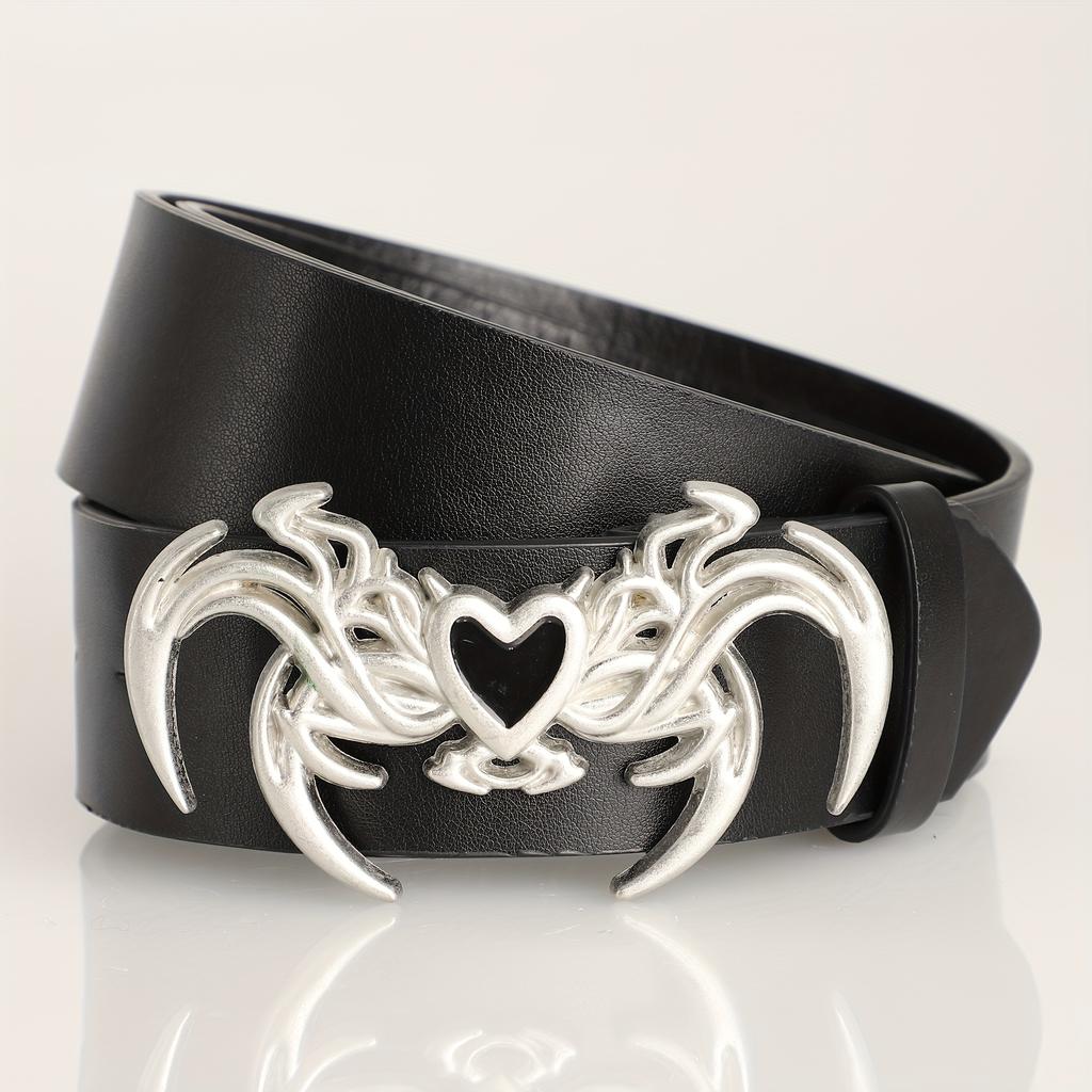 Fashion Women's Belt Retro Gothic Punk Style Personalized Irregular Buckle Belt Casual PU Leather Belt Y2k Belts For Men Women