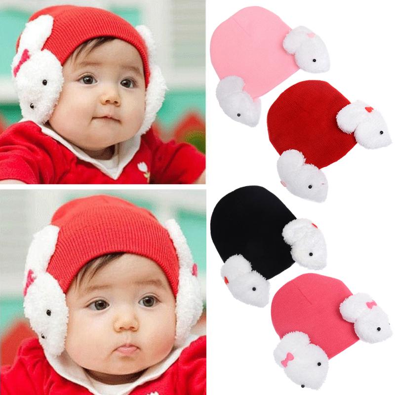 Exquisite Sun Cap Baby Rabbit Ear Bucket Hat Summer Baby Girl Cap Beach Hats