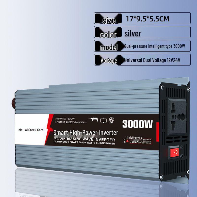 High-Power Pure Sine Wave Smart Inverter: 12V/24V/48V/60V To 220V for Car and Home Use