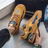 Męskie buty sportowe casualowe sneakersy w stylu ulicznym studenckie oversize czarne buty do skateboardingu
