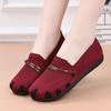 Comfortable Walking Shoes for Elderly Women Soft Sole Slip-on Flats Anti-fatigue Casual Loafers