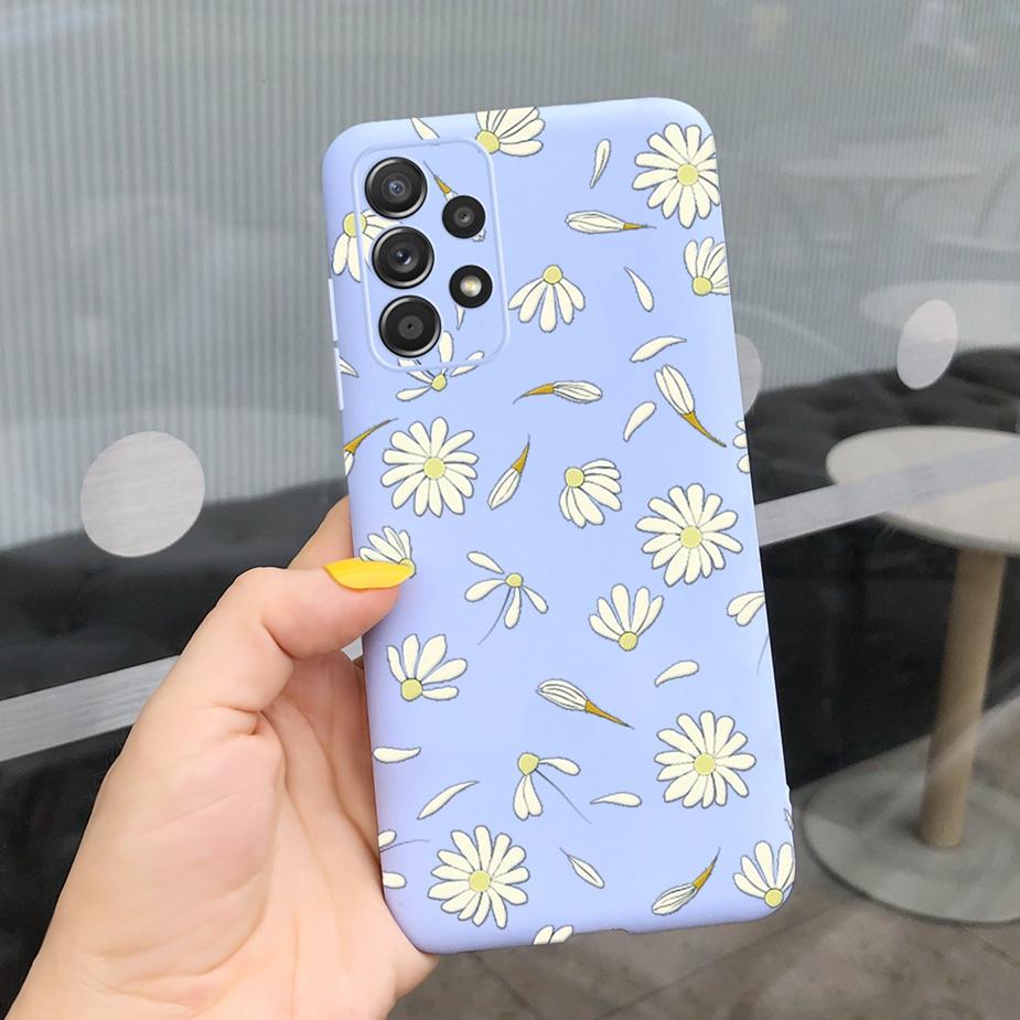 For Samsung Galaxy A23 Case SM-A235F Beautiful Girls Flowers Soft Silicone Case For Samsung A23 A 23 Back Cover GalaxyA23 Fundas
