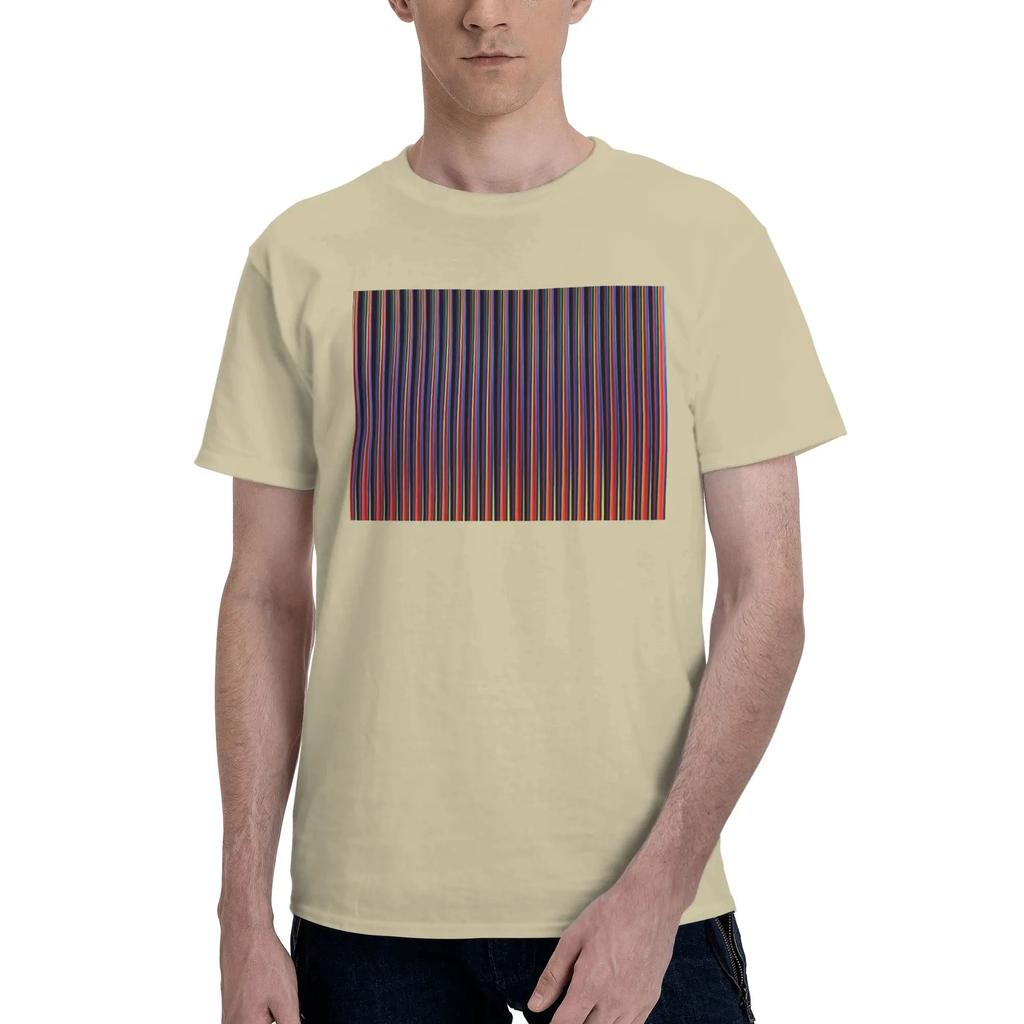 Carlos Cruz Diez Men TShirt Oversized T Shirts Mens Round Neck Cotton Tees Short Summer Male