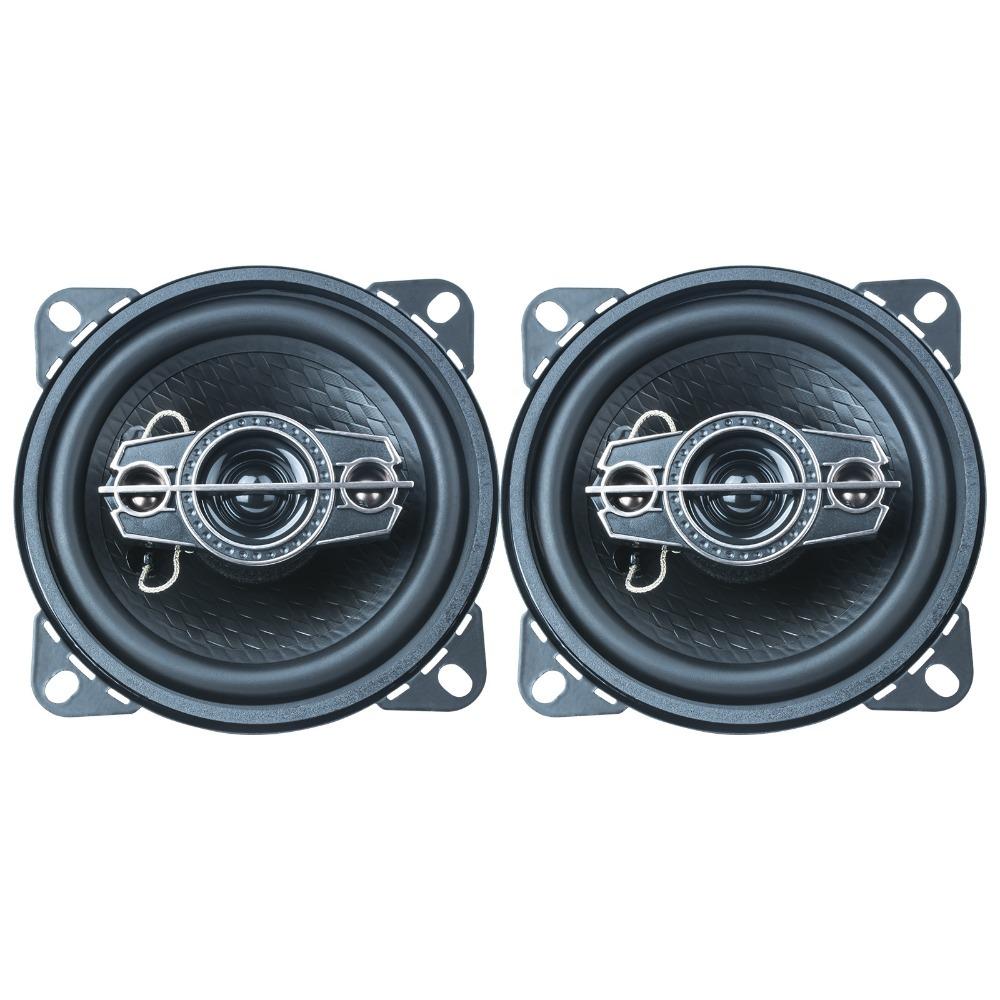 

2 шт 4 дюйма 160 Вт (2*80 Вт) 4-полосный автомобильный коаксиальный динамик HiFi для автомобильной двери, автоаудио, музыка, стерео, широкополосные динамики 2 PCS чёрный