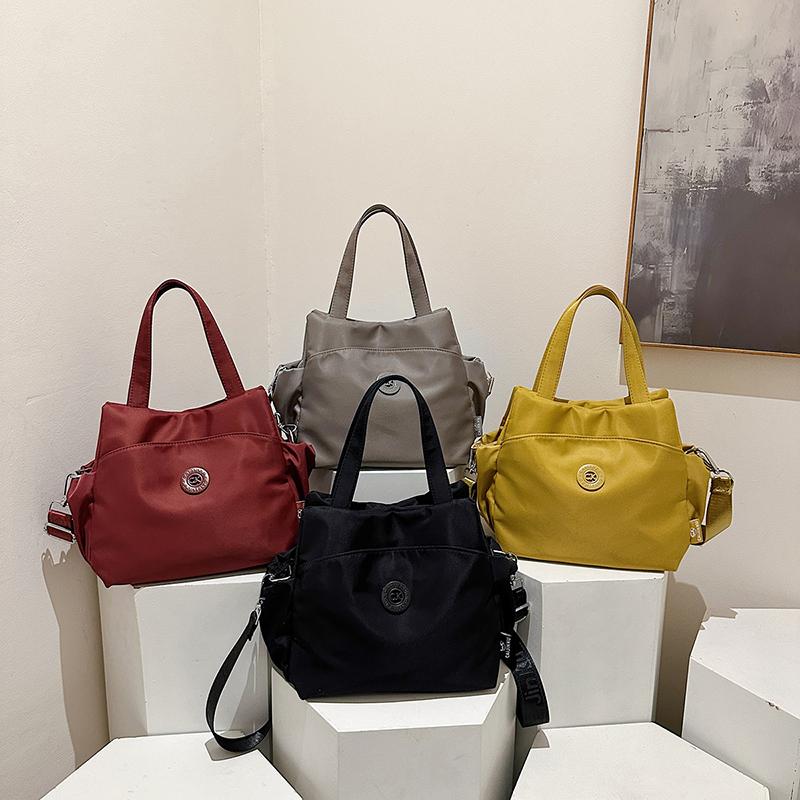 Women's Solid Color Handbag Shoulder Crossbody Bag