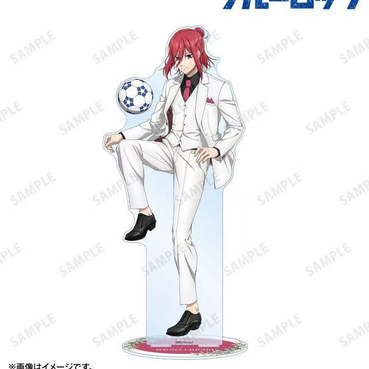 Périphériques Anime Blue Lock Figurine Rin Itoshi Support Acrylique Figurine Sae Itoshi Plaque de Support Yoichi Isagi Jouets de Collection
