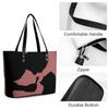 Hand Map Digital Color Printing Handbag Handbag Leather High Quality Large Capacity Tote Bag OEM