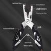 Multifunctional Stainless Steel Fishing Tool: Scissors, Hook Remover, Lure Pliers, and Split Ring Opener