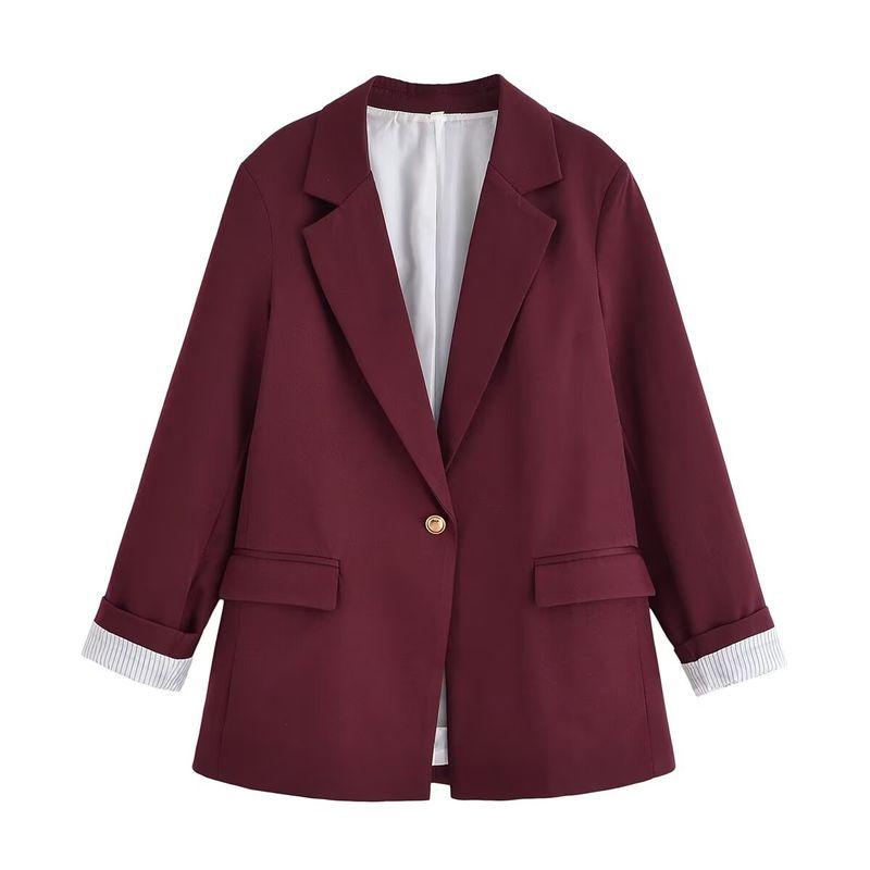 Kaslead New Women Clothes Western Style Fashion Simple and Versatile Loose Blazers 8195336