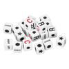 20pcs Left Right Center Dice Plastic Funny Portable Interactive Playing Game Dice for Party Travel