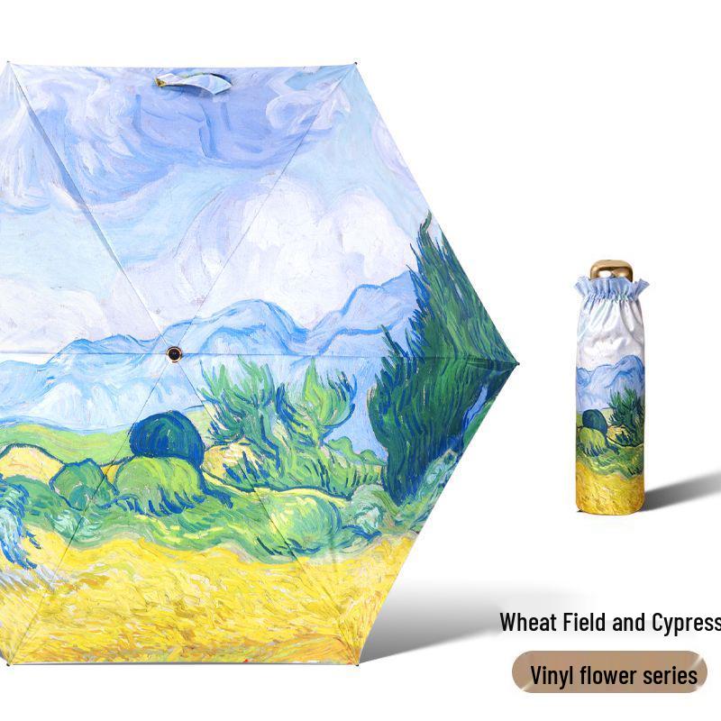 50% Reducere Umbrelă Mini Ultralight de Soare pentru Femei - Compactă, Portabilă, Design Capsulă Pliabilă