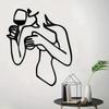Metal Wall Art Holiday Gift Wrought Iron Home Decoration for Garden