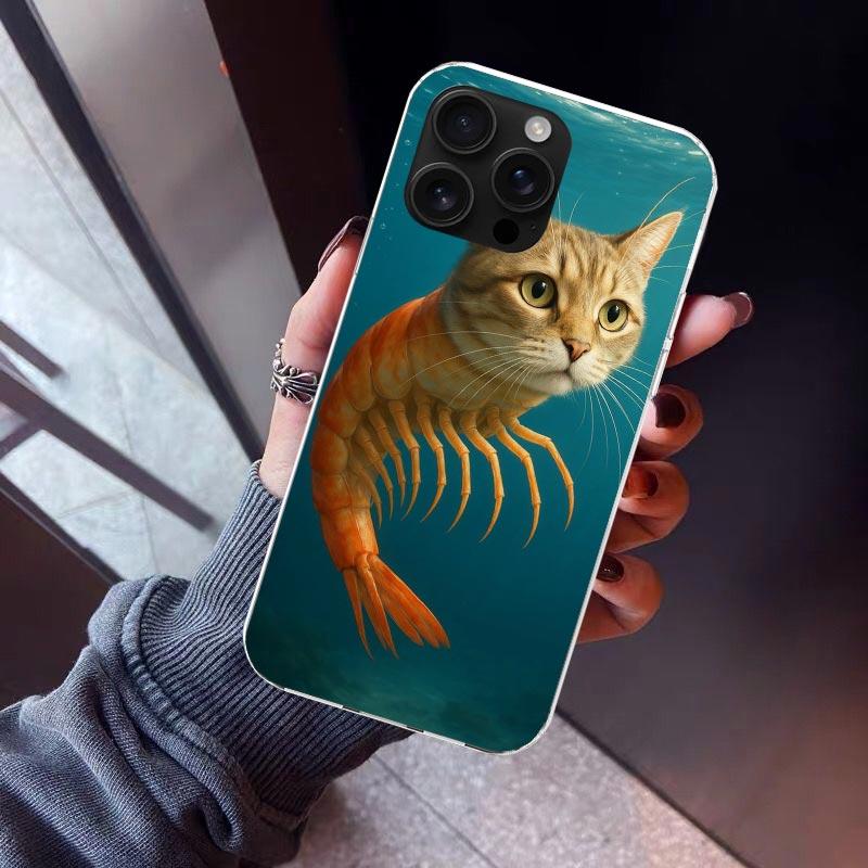 

Italian Brainrot Animals Phone Case For iPhone 17 Air 16 15 Pro Max 14 Plus 13 Mini 12 11 Cover 7 8 SE Silicone Shell Print Fund iPhone 17 Pro Max