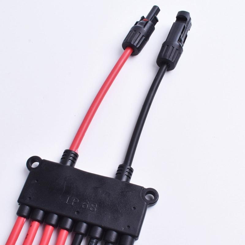 Wytrzymała obudowa PC Złącze Y Solarne Wodoodporne Rozgałęźnik do Łatwego Połączenia Wielu Kabli w Projektach Solarnych