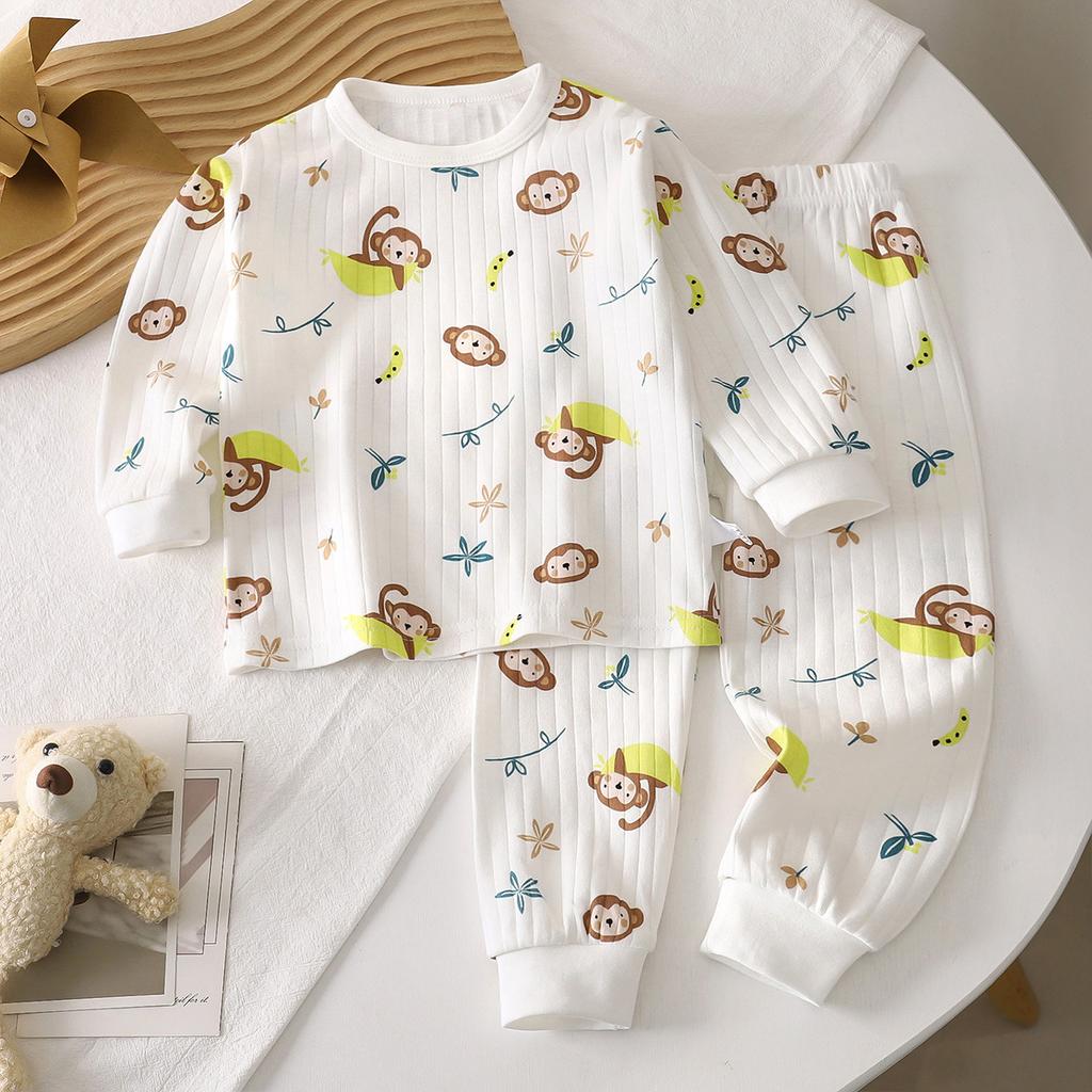 Kinder Unterwäsche Sets, Reine Baumwolle Herbst Neuer Stil Baby Jungen Hauskleidung, Mädchen Pyjamas, Lange Unterhosen und Lange Unterhosen Kinderkleidung