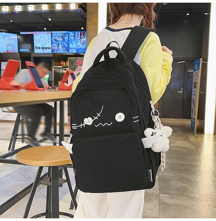 2025 Versatile Cartoon Backpack for Women and Students - Large Capacity for School
