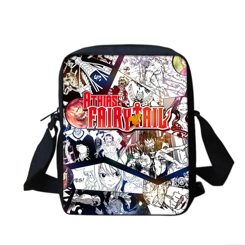 FAIRY TAIL shoulder bag cartoon anime print student boys and girls new lightweight, compact, large capacity, versatile