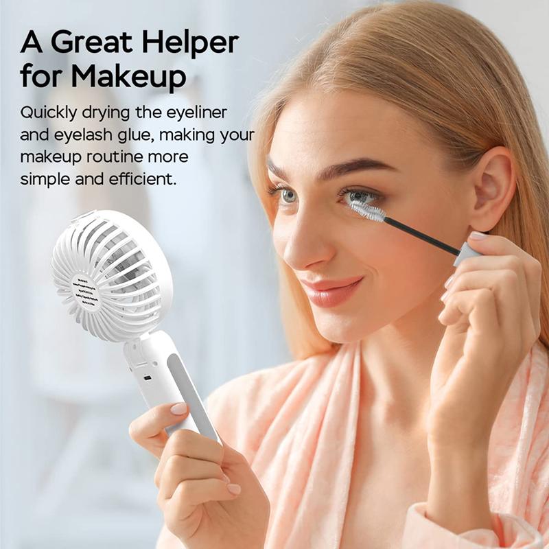 Fan Portable Handheld Misting Fan 4000mAh USB Rechargeable Personal Mister Foldable Fan Spray Water Mist Fan For Travel Outdoors