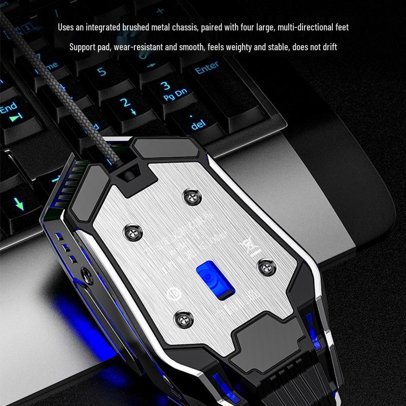 Luminous Wired USB Mechanical Gaming Mouse for PC & Laptop