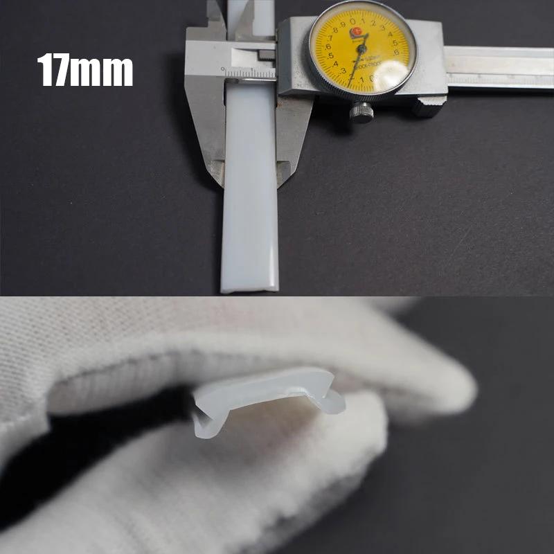 1-20m Led Aluminum Profile Silicone Diffuser Pendant Lamp Silicone Lampshade Flexible Channel Silicone Cover Plate Accessories