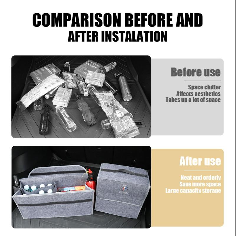 Auto Kofferraum Großraum Kleinteile Aufbewahrungsbox Organizer Tasche Werkzeugkoffer Für Buick Regal GS GL6 GL8 Avenir Lacrosse Riviera Envision Lesabre Velite