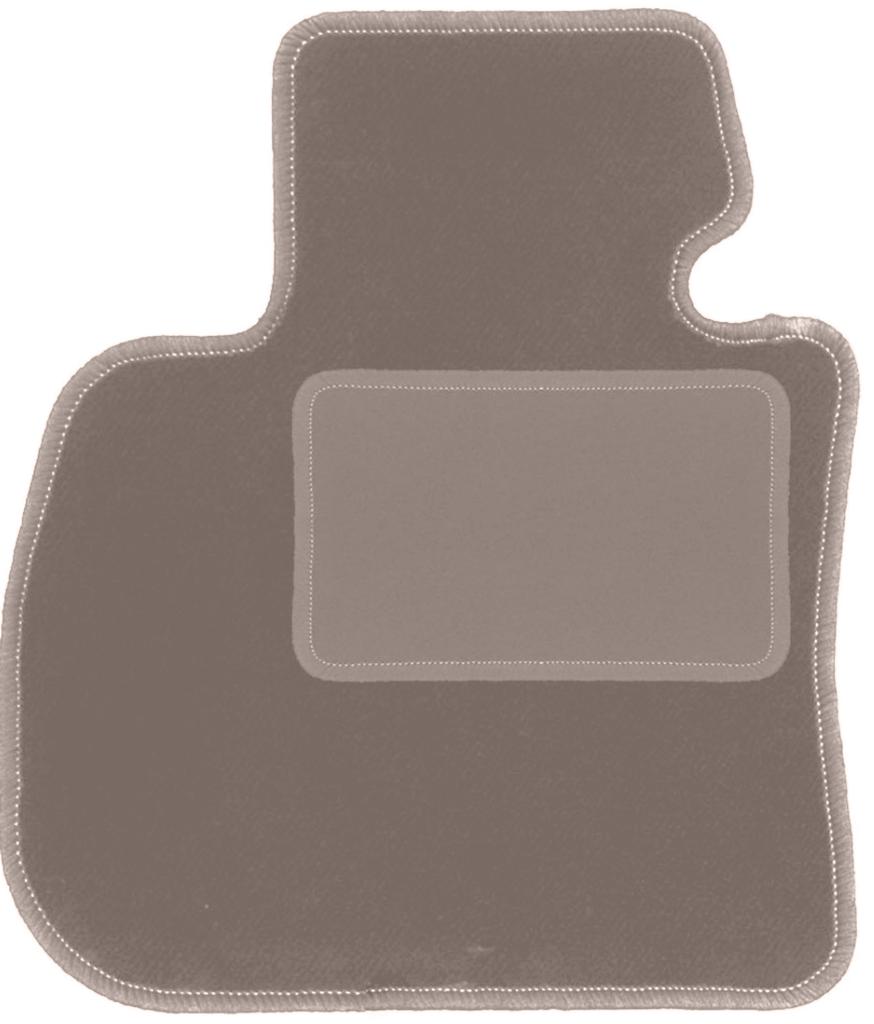 Beige driver's mat for: BMW 2 F46 Gran Tourer (2015-)