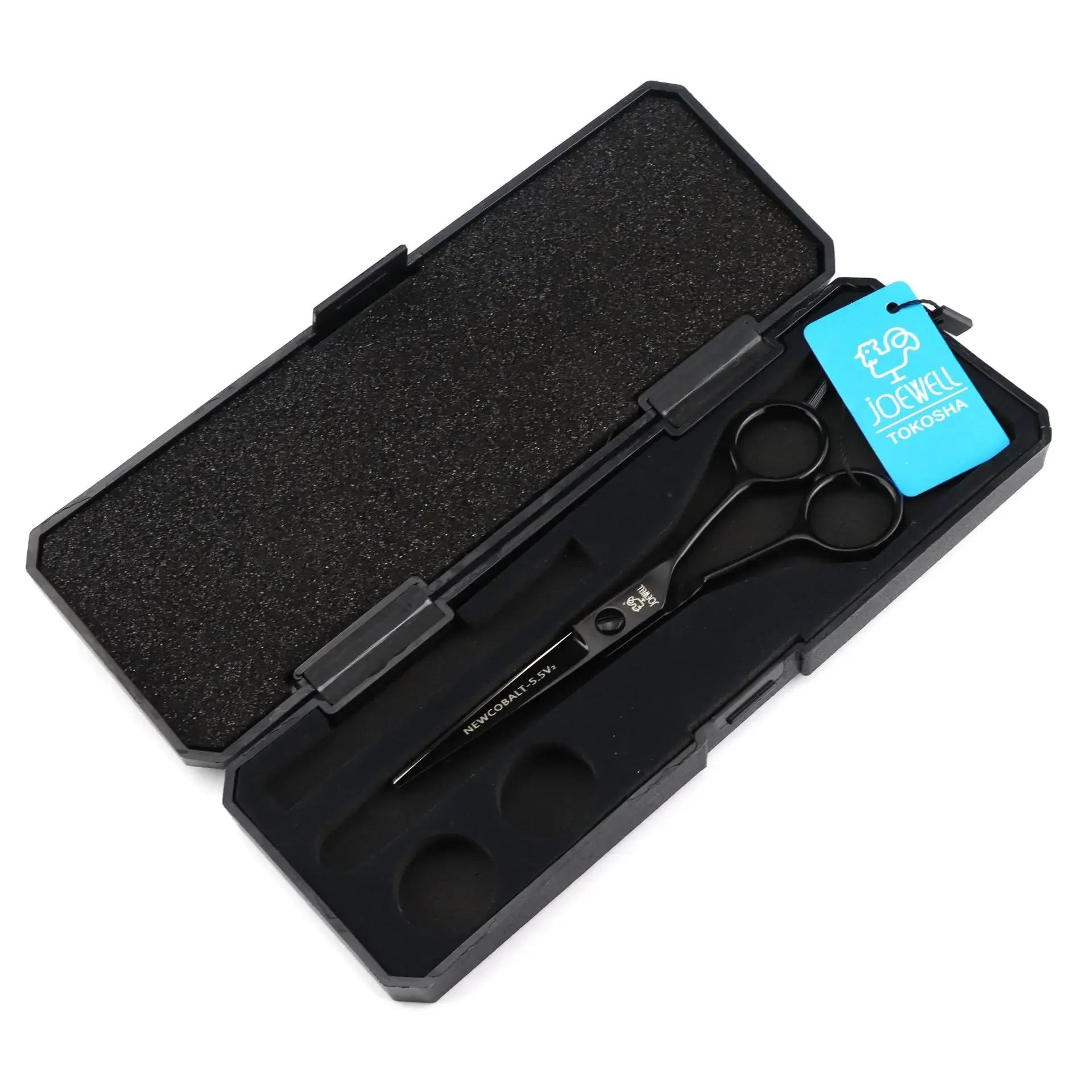 

Профессиональный кобальт-5,5-дюймовый парикмахерский инструмент для парикмахерских инструментов для парикмахерских парикмахерских ножниц для стрижки и филировки волос набор женских ножниц для челки