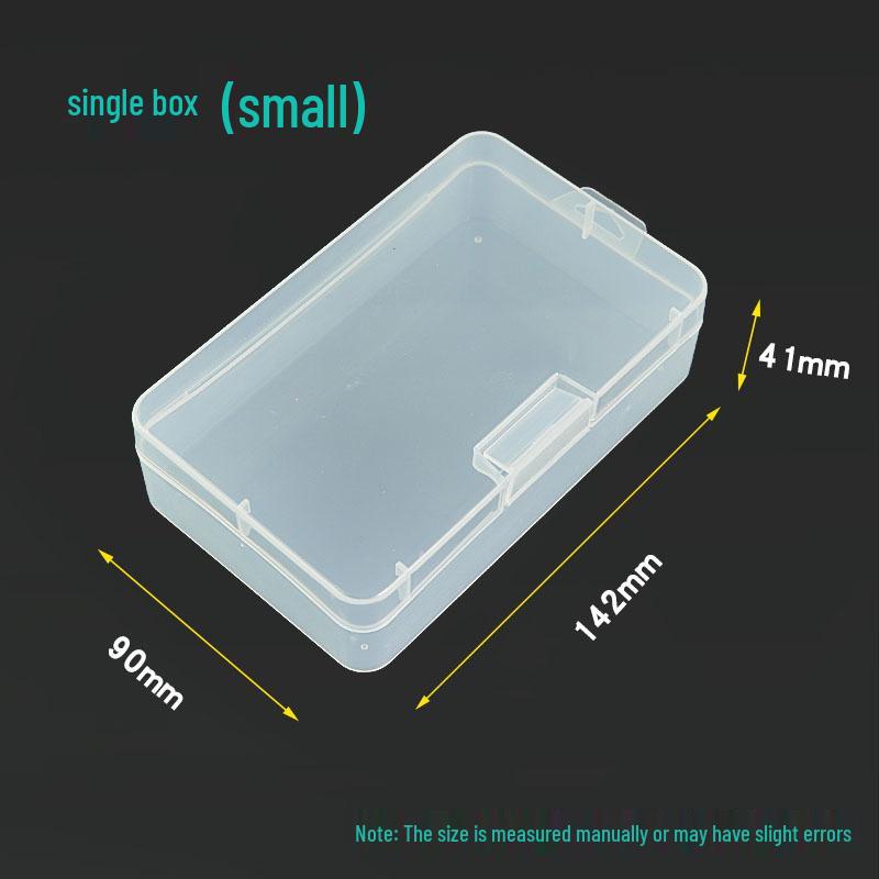 Transparent Multi-Grid Electronics Parts Organizer for Repair Tools and Screws